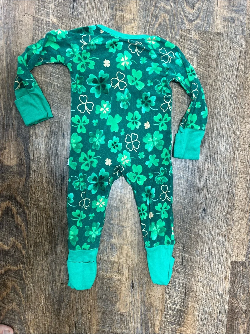 Little Sleepies St Patrick’s Footed One-Piece Pajamas 0-3m